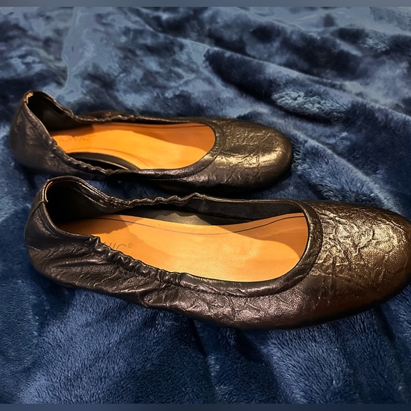 Vionic Alex Ballet Flat - Black Leather - Size 8 - Picture 5 of 5